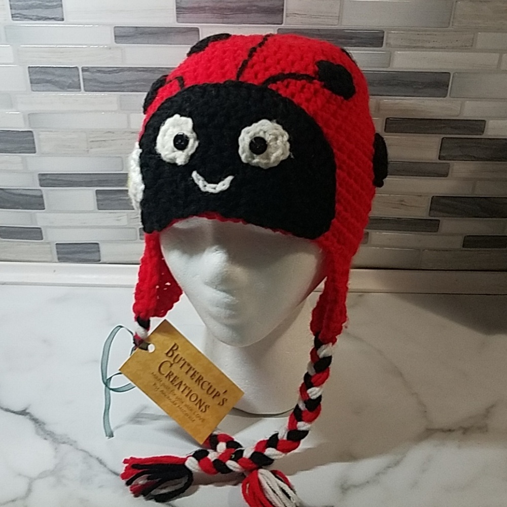 Handmade Ladybug Hat